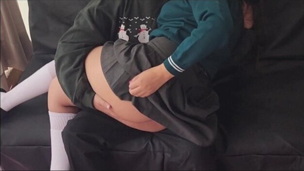 IT'S OTHER HOLE!! Submissive amateur school girl fucked skirt stockings