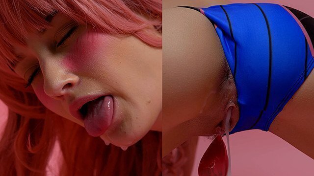 Cute Kawaii Pink Haired Girl Playing With Toys Petite Tiffany Tatum Ahegao Gooner Anime Hentai