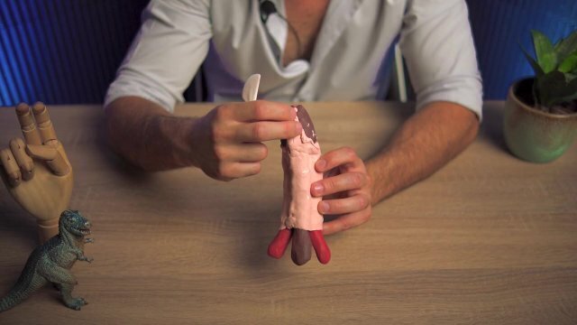 Realmente Pene dentro: Anatomía Gran miembro