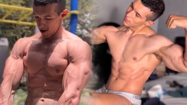 Sensual daily routine Jhonbianco muscle worship Colombia