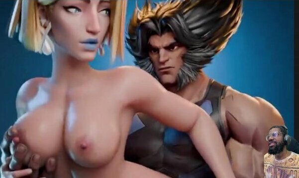 Emma Frost Sucks Squeezes Nice Hard Cock, Juliet Fuck, Logan Fucks Emma’s Thighs