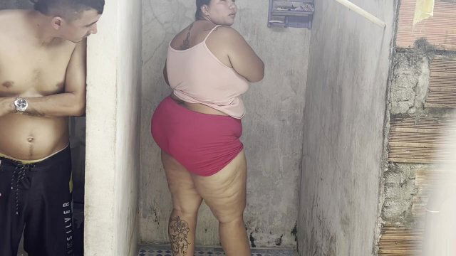 madrastra hijastro ducha follando parar