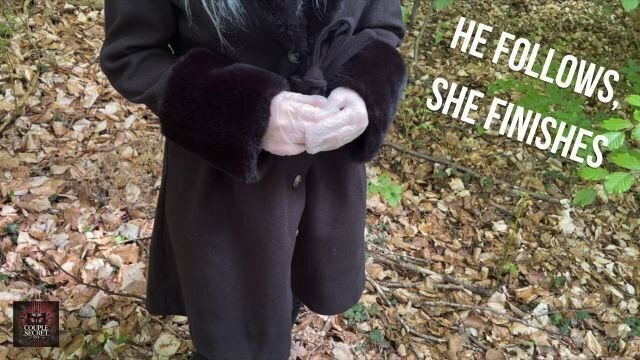 LEAVES LATEX HANDJOB FOREST with BEST FRIEND