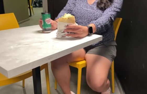 stranger restaurant becomes dessert after meal. PART