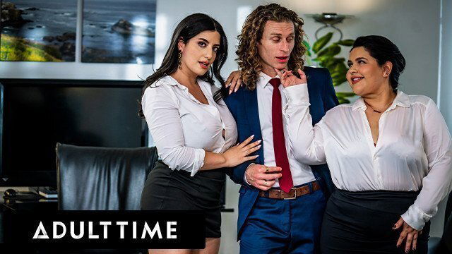 ADULT TIME Curvy Girl Karla Lane CAUGHT Fucking Cheating Boss Naturals Wife Sarah Arabic!