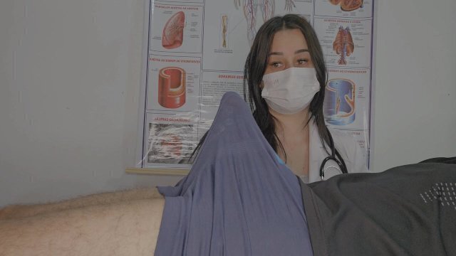 Nurse cares patient with priapism