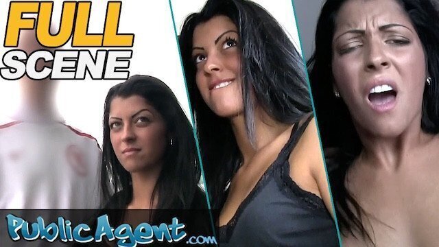 Public Agent Full Scene year student takes while boyfriend waits outside