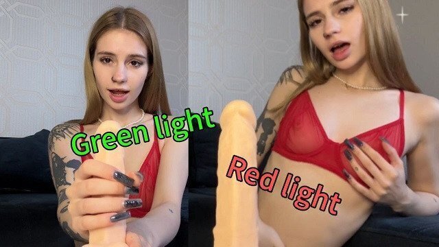 Light Green Light Jerk with horny game commands (English Animation)