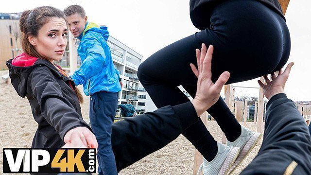 VIP4K. Jogging ended with stranger with cuckolding