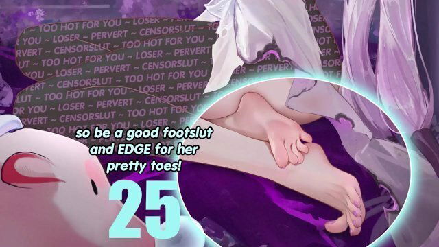 Ruan denies nudity (JOI, femdom, censored, foot fetish)