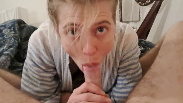 Blonde girfriend treats