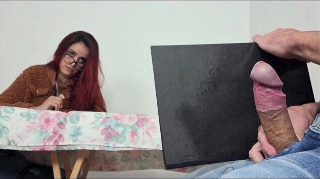 Masturbaçao arriscada para professora!