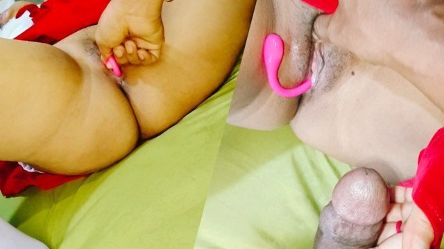 Dildo. Masukin dildo bergetar dalam memek istrinya sampai orgasm~Evesyantika