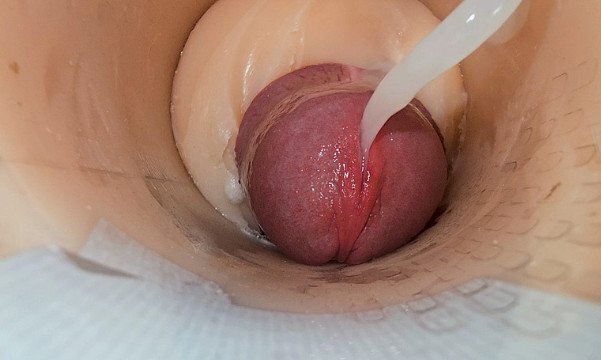 Camera deep inside tight pussy captures huge explosion