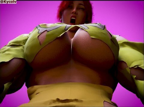 Dream (Female Muscle Growth Animation)