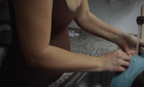 wash dishes underwear