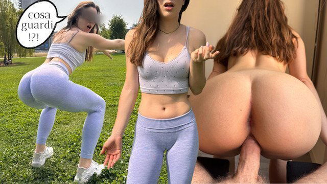 (DIALOGHI) fingo P.T. SCOPARMI FIGA ESERCIZI PARCO