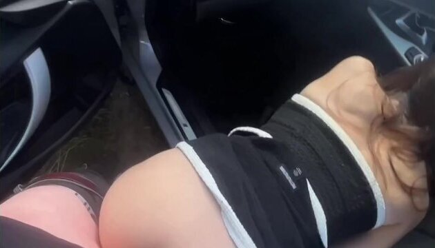 Public Outdoor Car Sex- Kali Kingsley