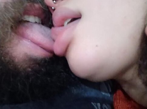 best kiss between couples have fetish kissing love watched with lust,handjob🍌😋