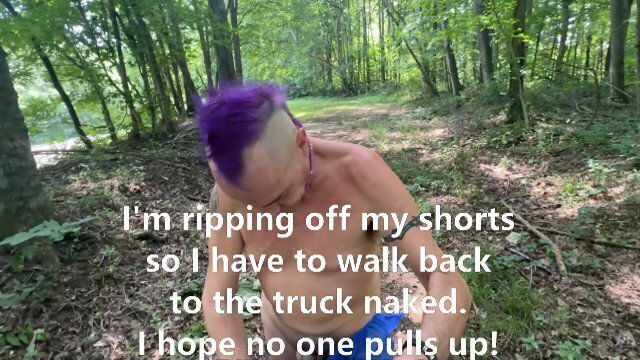 Risky walk public trail scenic