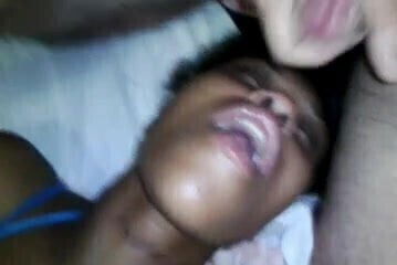 south american street hooker sucking messy face cumshot