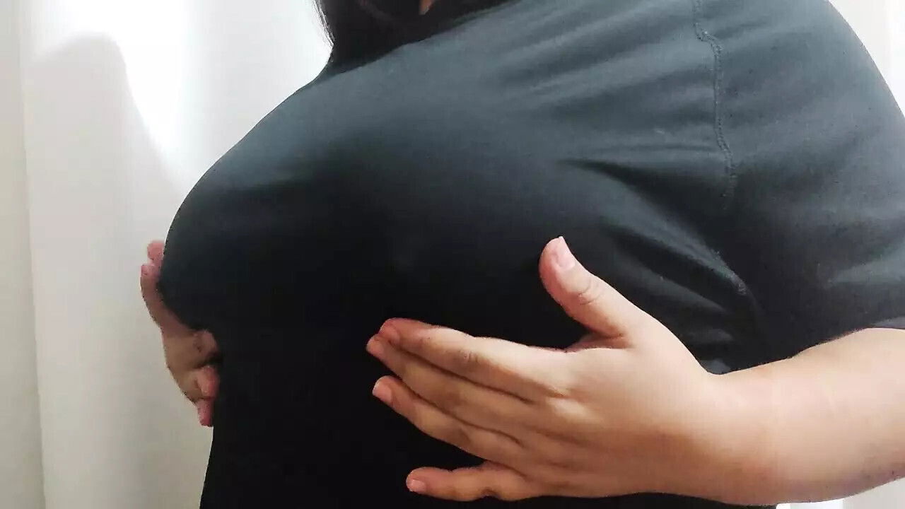 girl with playing with with nipple clamps