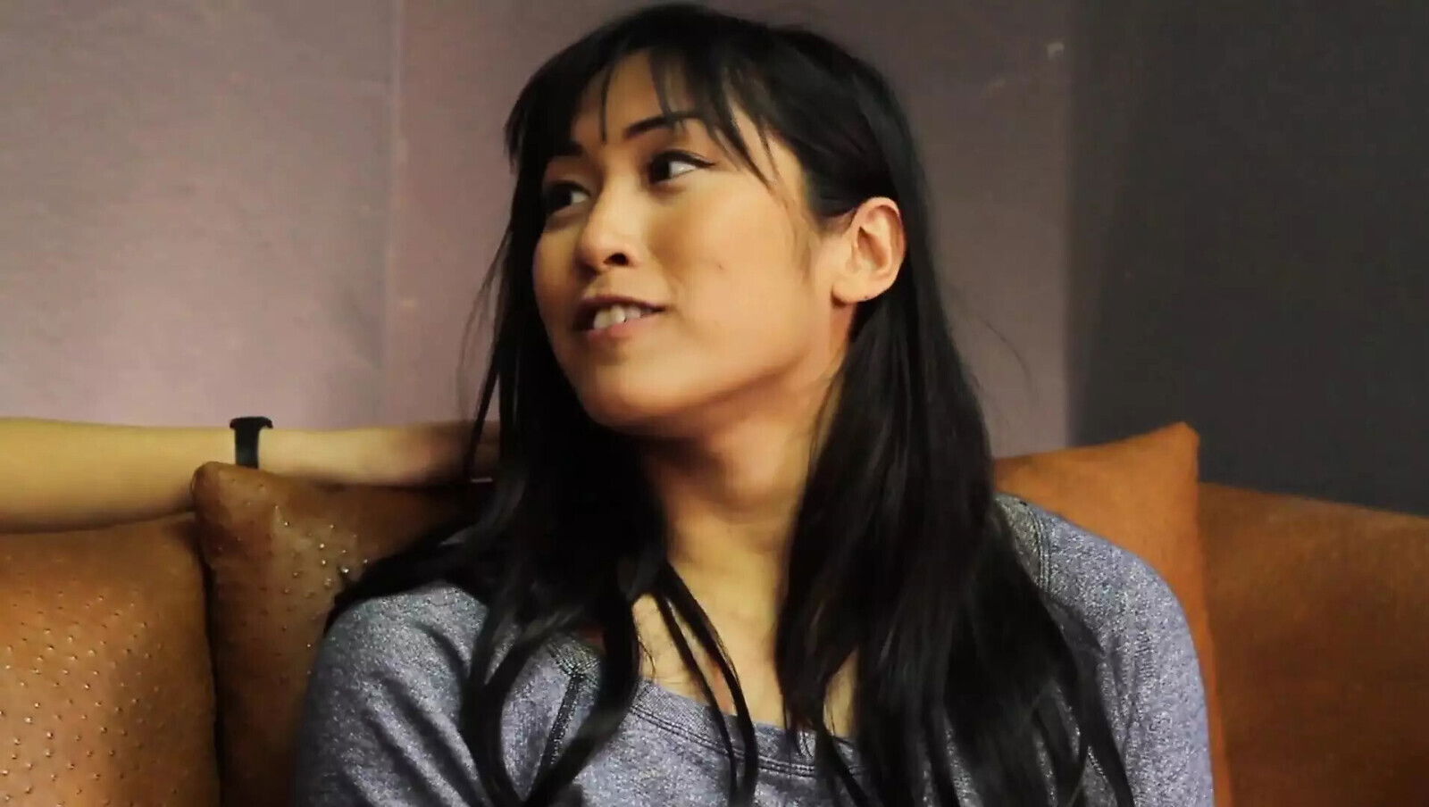 Hart lover Asian lesbians tasting pussy