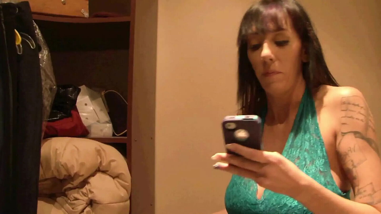 Interracial video with Janine Tiffany Paige