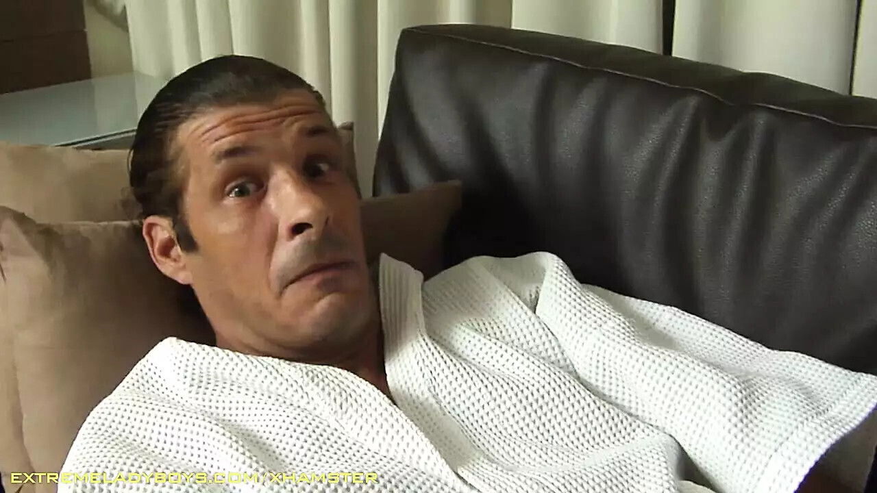 Brunette ladyboy Gift getting fucked doggystyle until orgasm