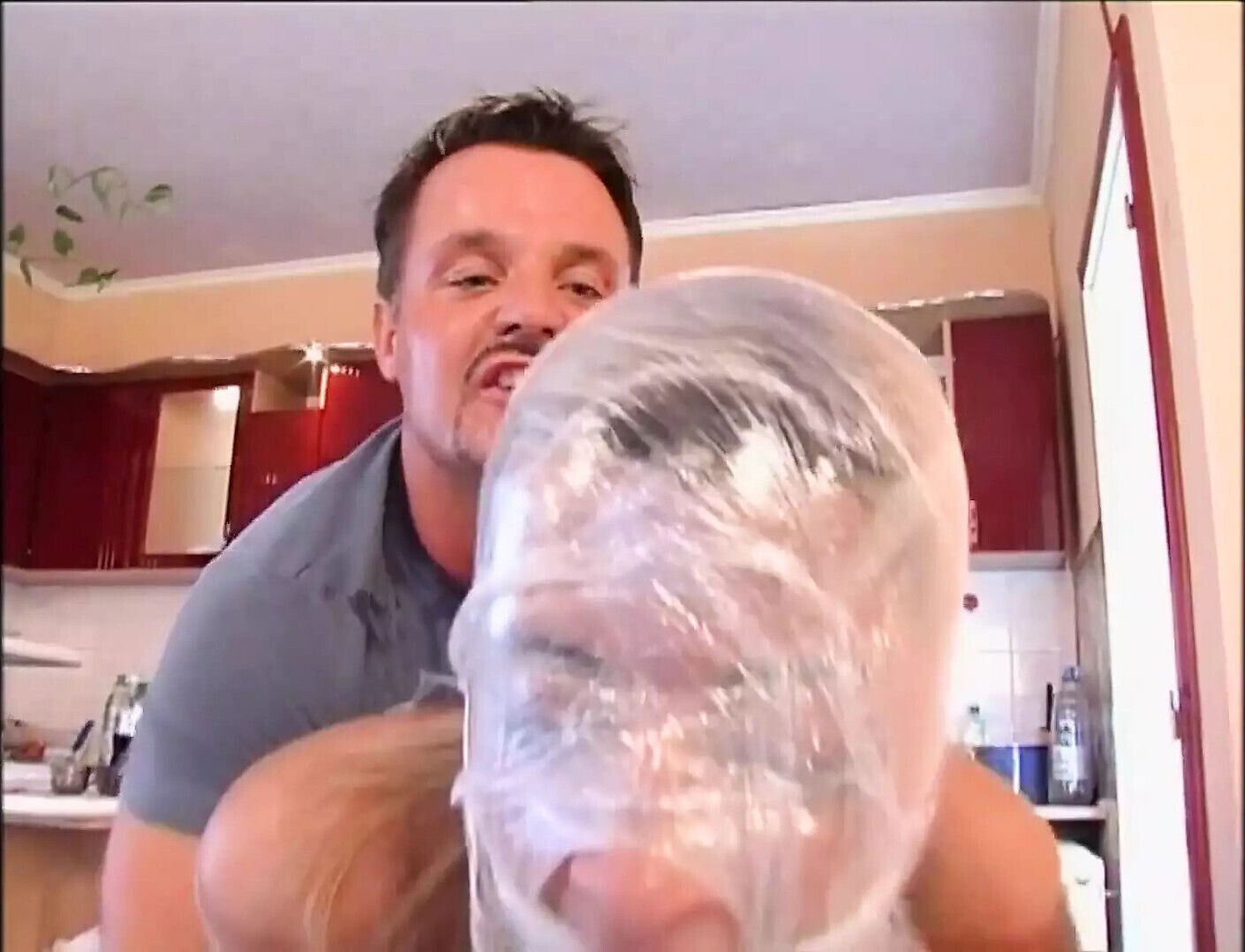 Beautiful Housewife MILF Tied Gagged Fucked Cums