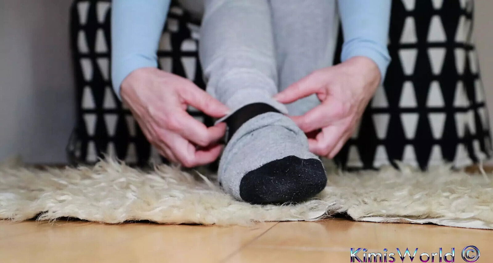 Fluffy slippers, socks stockings