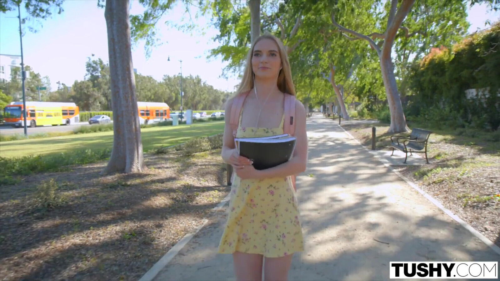 Tushy Thin Blonde College Student Unforgettable First Experience