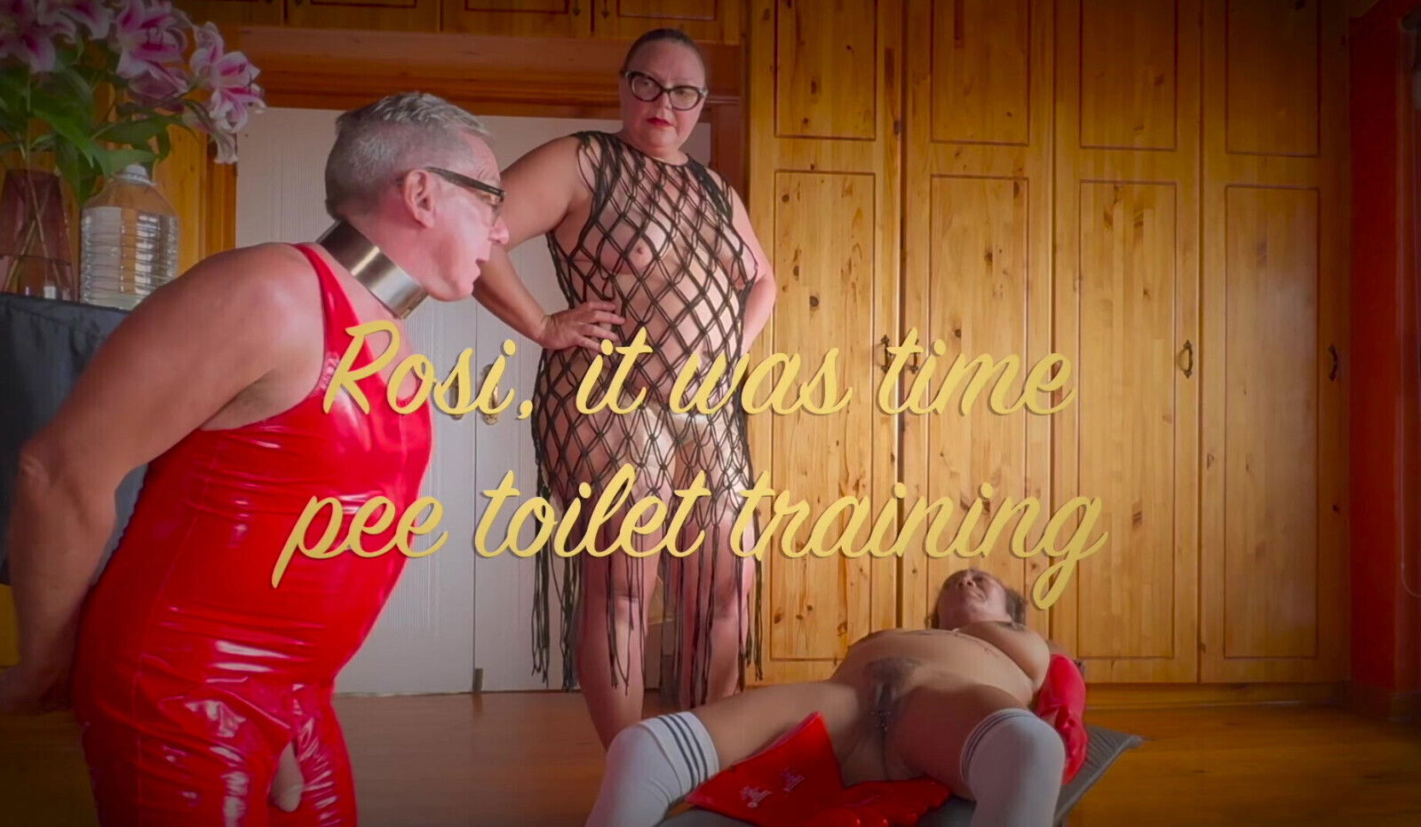 Dominatrix Mistress April Rosies toilet training