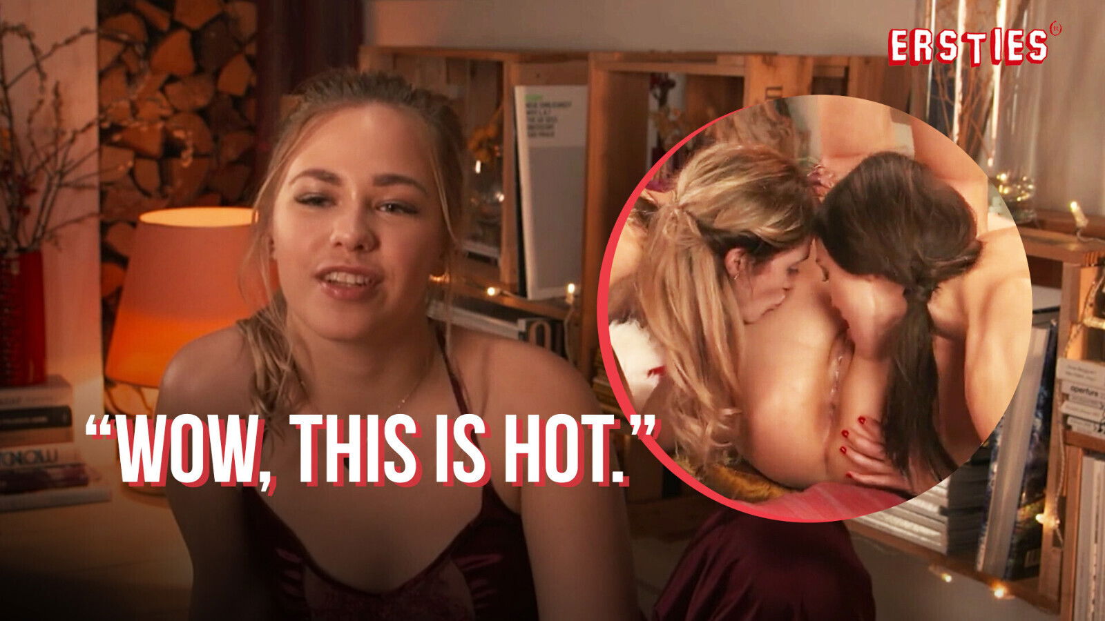 Ersties Blonde Penetrated Strapons