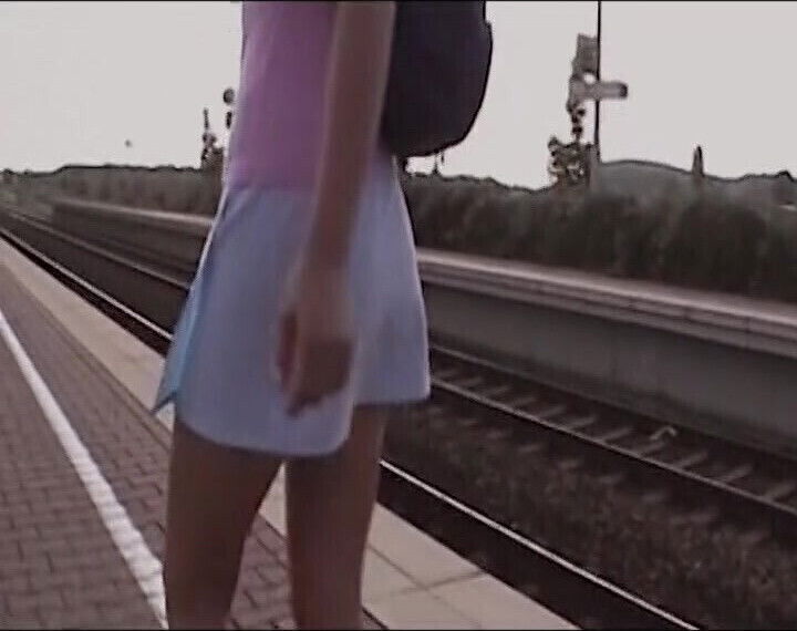 Sexy German sucks dick after weird insertions solo