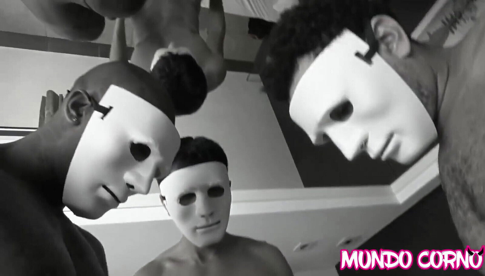 Young Married Brunette Doing Gangbang Husband