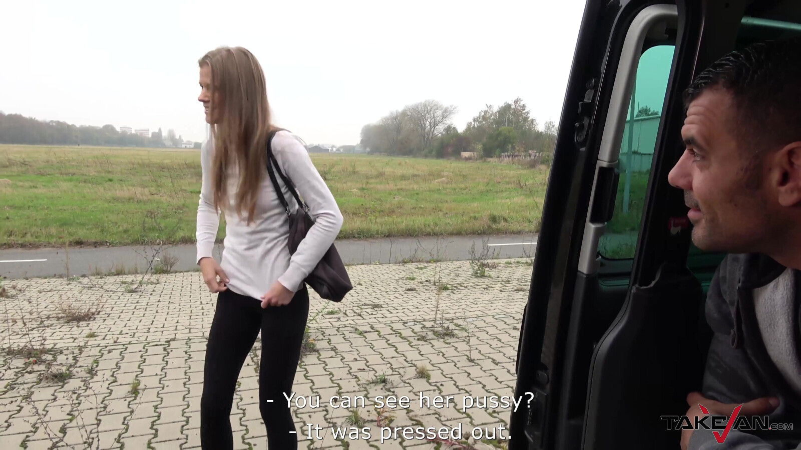 Skinny huzzy addict although acting