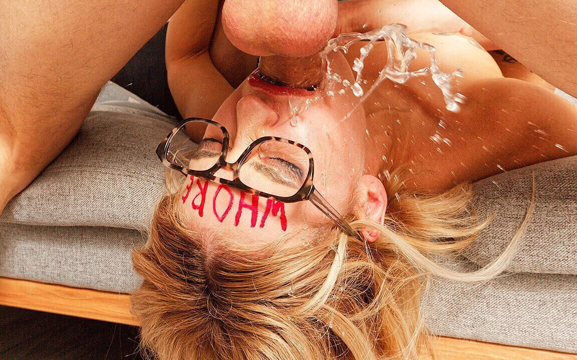 Sexy Whore Extreme Dick Face Fucked