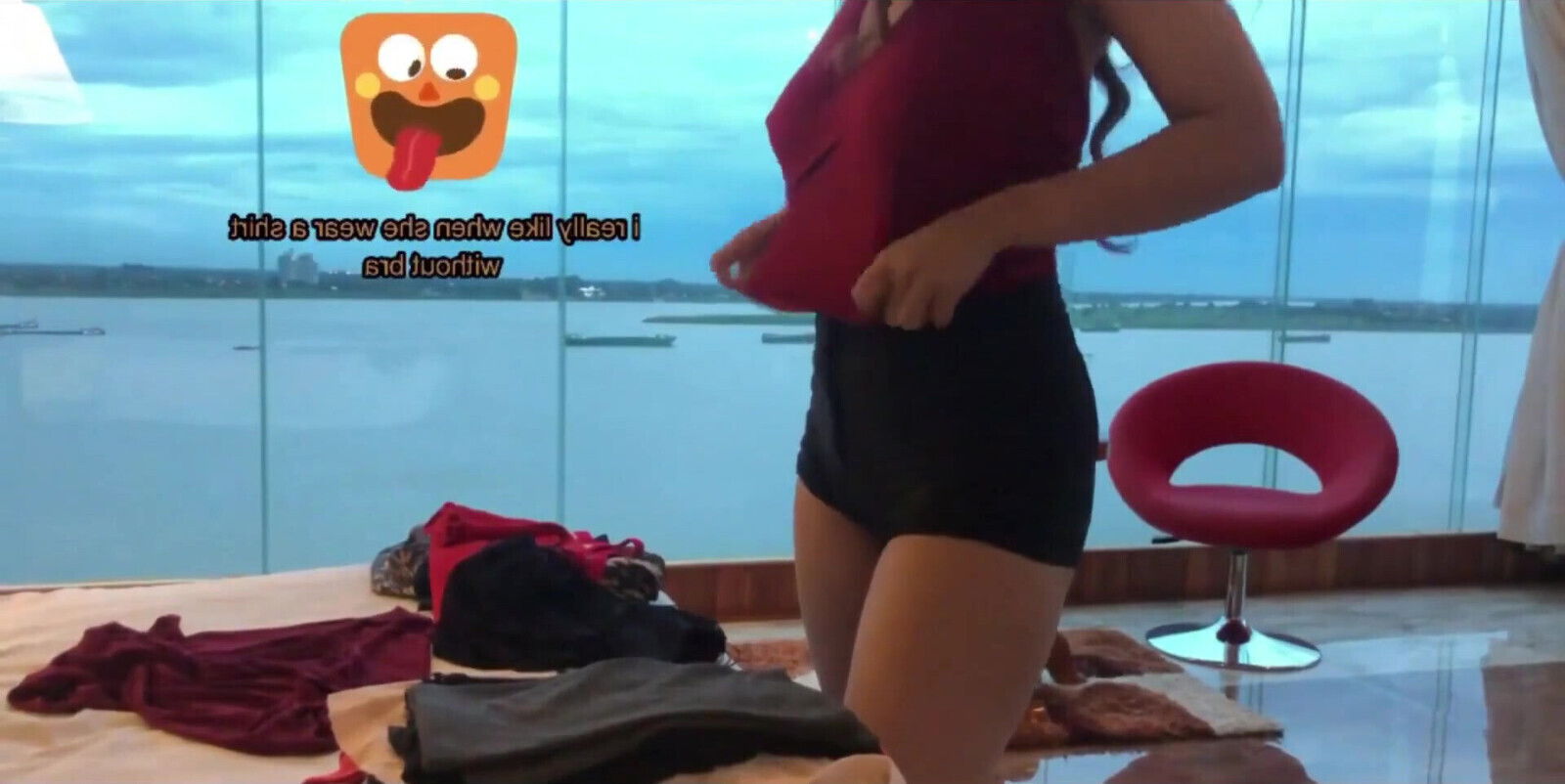 Changing Cloth with Body, Cambodia Girl