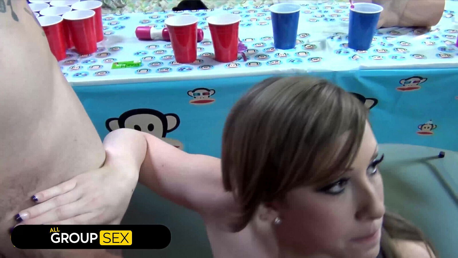 Alexis Monroe's Bounces Ralph's Drench Tits!