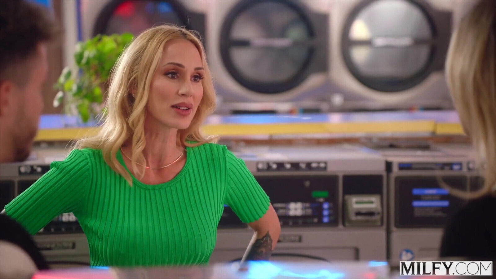 Milfy Teacher Sarah Teaches Young Couple Fuck