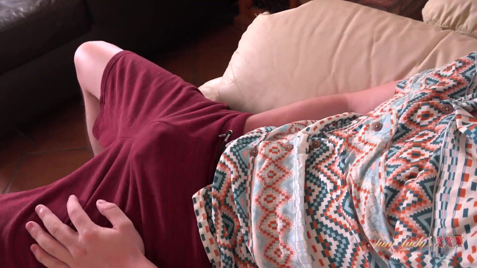 AuntJudysXXX MILF Cleaning Lady Lynna Catches Bosses Stepson Watching Porn