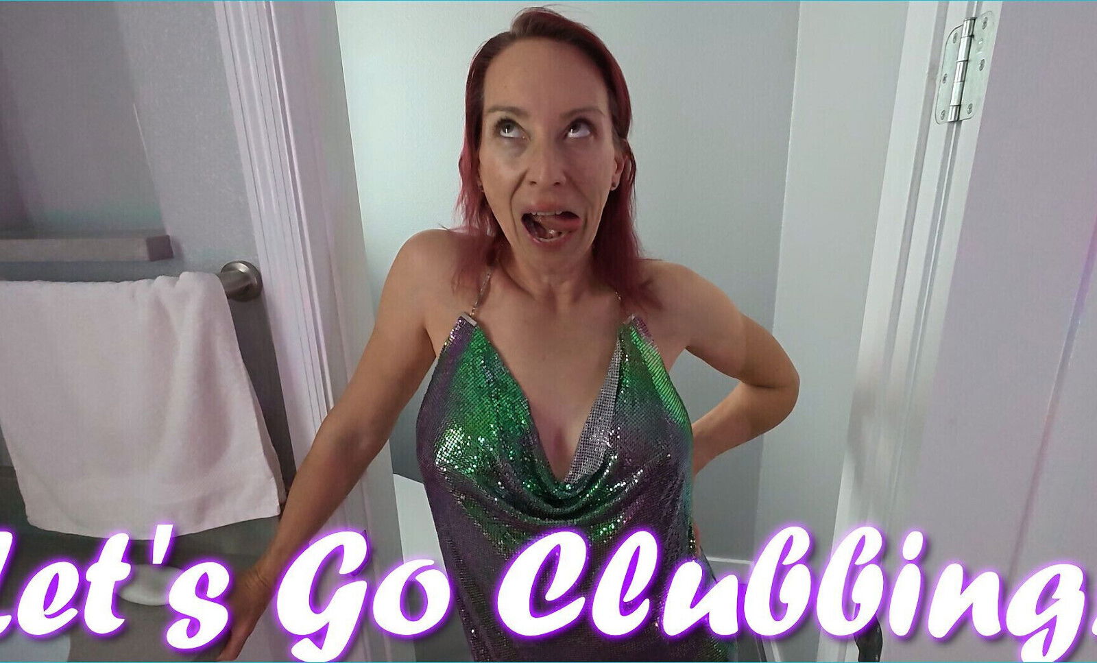 Club Slut MILF Refuses Condom Bathroom Fuck MILF Stella