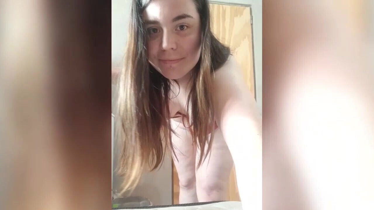 Witch Girl Masturbating with Broom