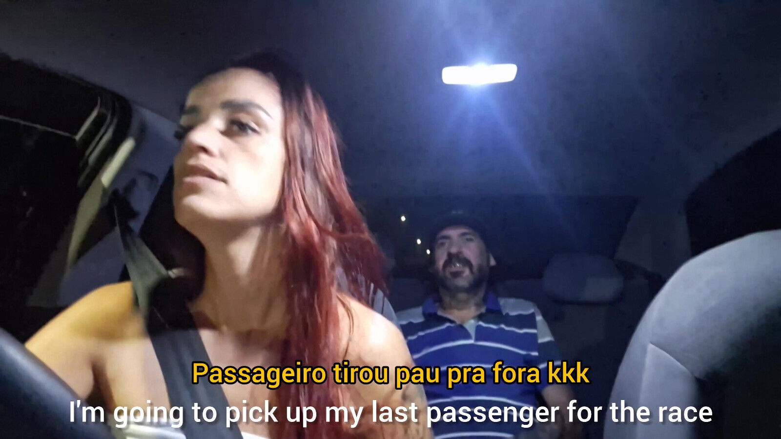 Married Driver Catches Passenger Masturbating