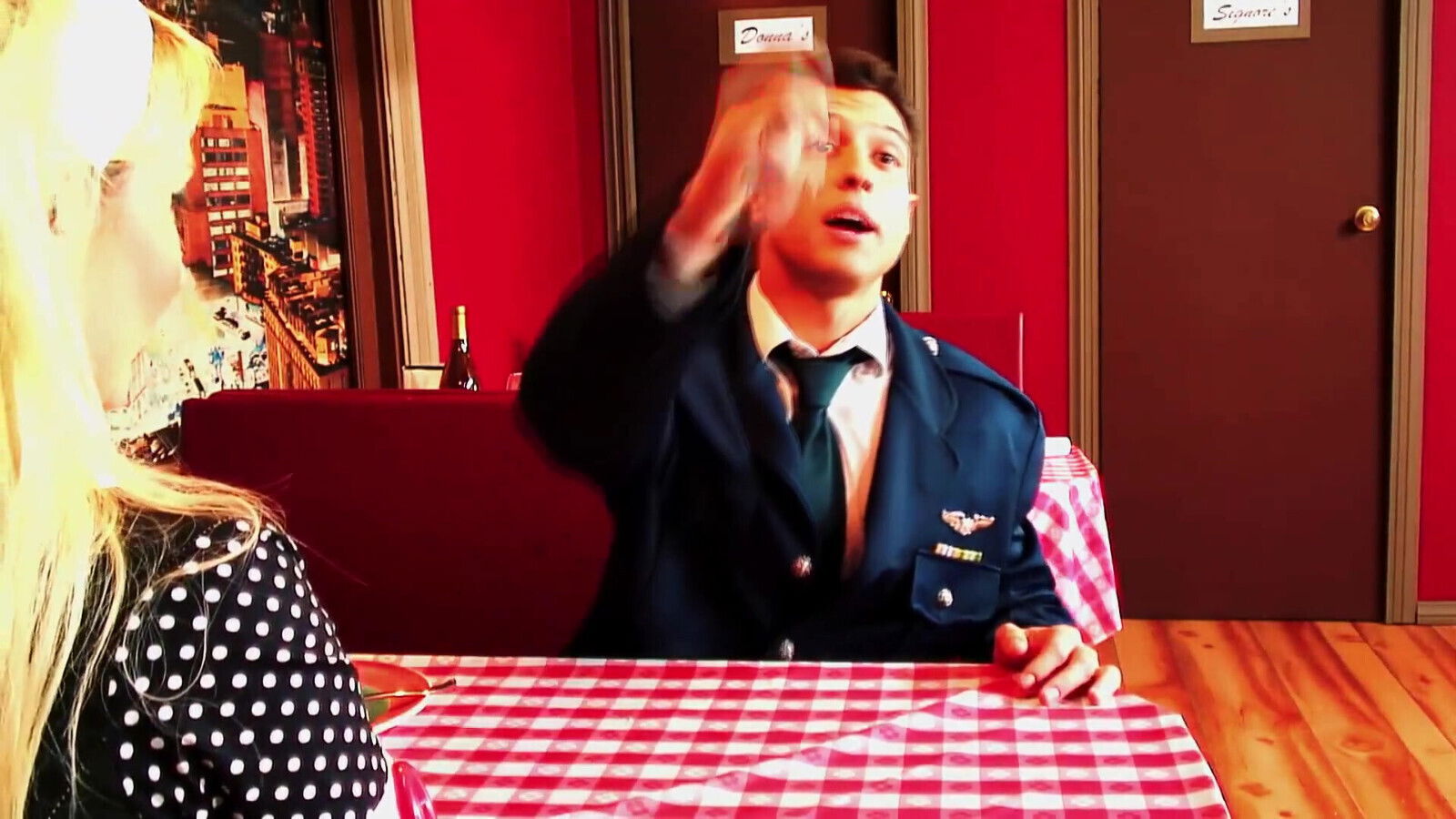 Blonde Slut Missy Woods Gets Double Penetrated, Ass-fucked, Swallows