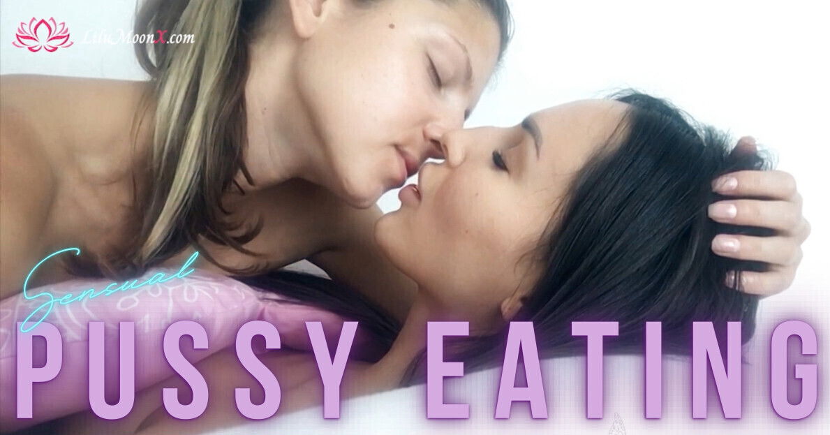 Lesbians Moon Gina Gerson Kiss Orgasm from Eating Pussy!