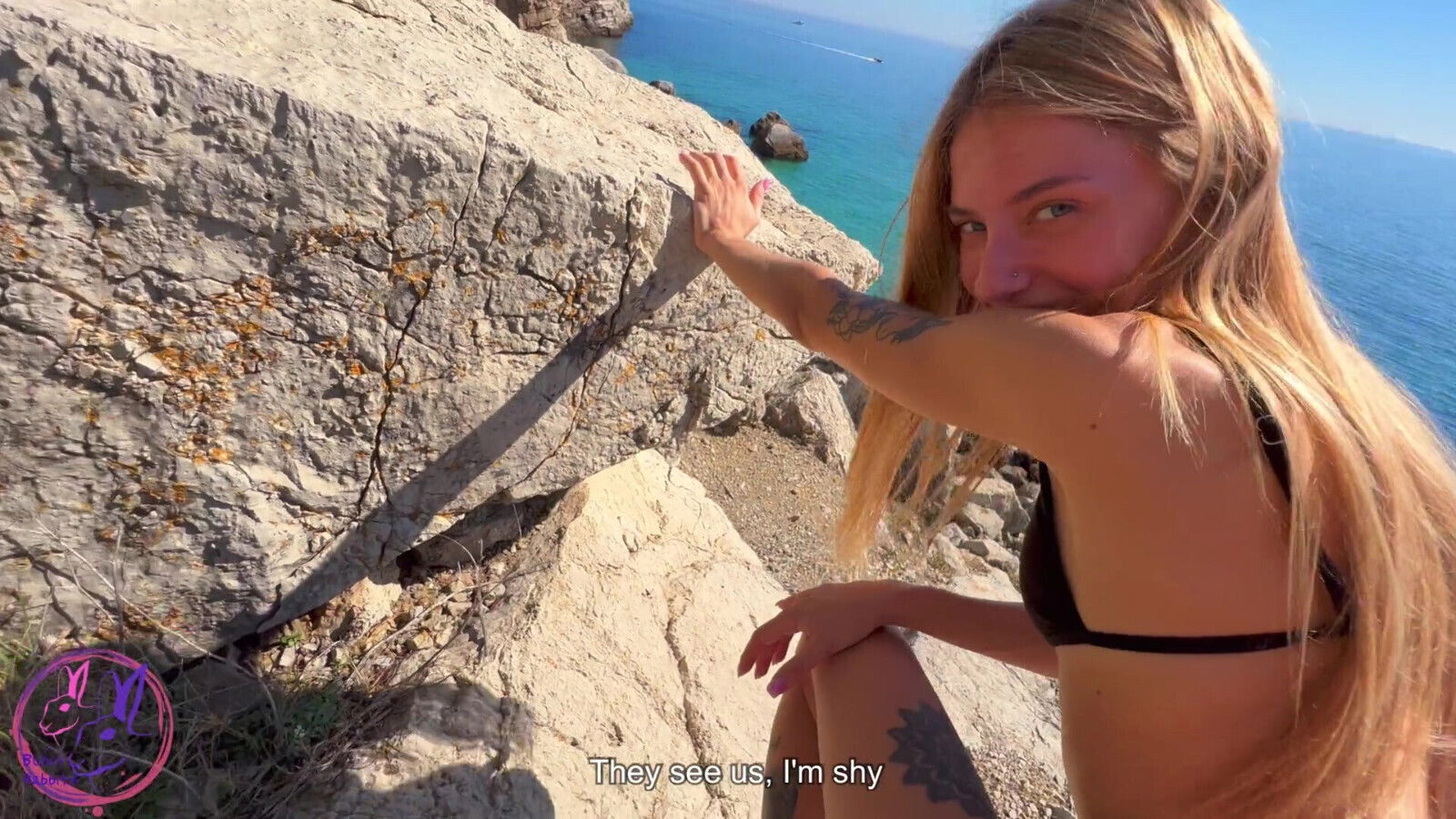 Seduced Elastic While Hiking Bunny Rabbits