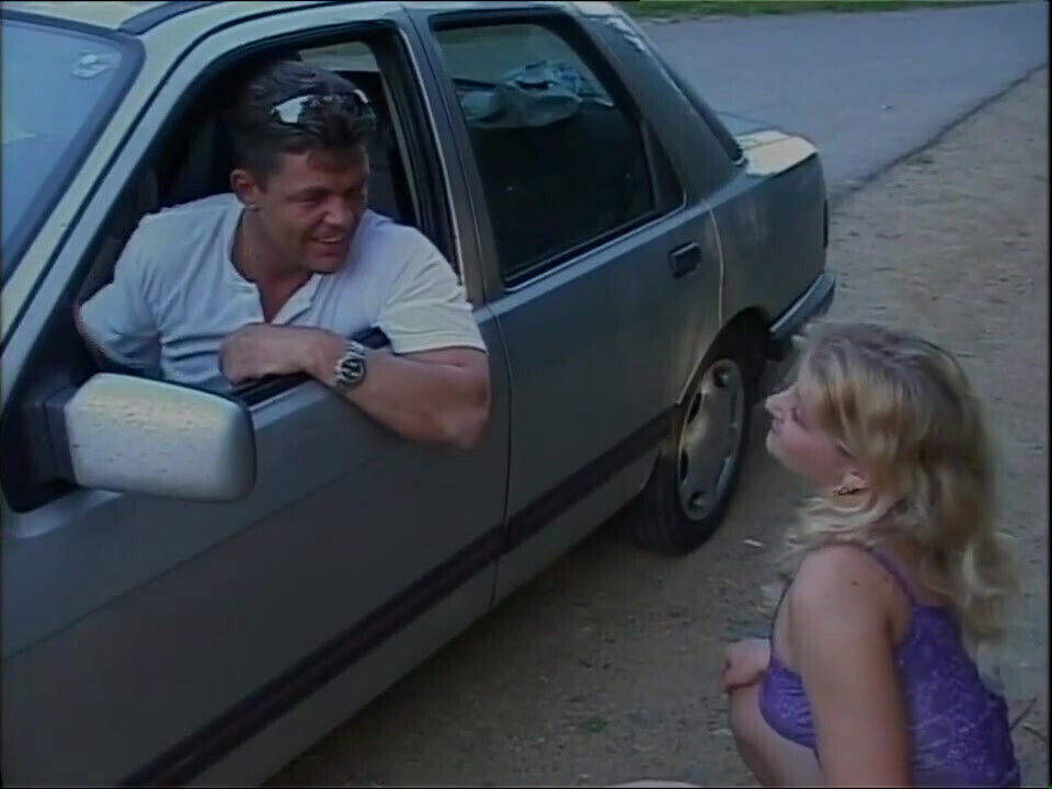 Busty MILF Gets Fucked on the Hood of the Car by a Big Cock That Cums in Her Mouth