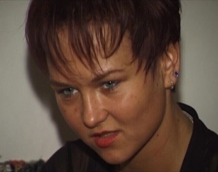 Short haired German slut swallows sperm after fuck